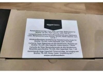 Amazon High Yield Cyan Toner Compatible Brother TN245 DCP-9015CDW HL-3140CW. - Image 1 of 4