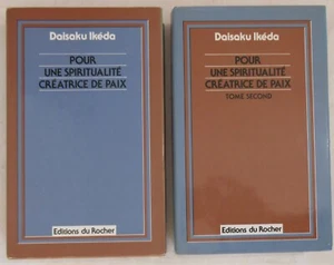 Daisaku Ikeda For A Creative Spirituality Of Peace Complete 2 Volumes Buddhism - Picture 1 of 5