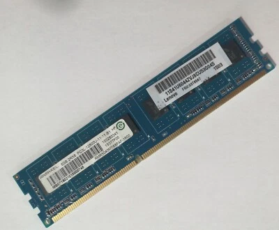 LENOVO RAMAXEL 8GB DDR3 1600 Desktop DIMM RAM 2Rx8 PC3L-12800U 240pin - Image 1 of 4
