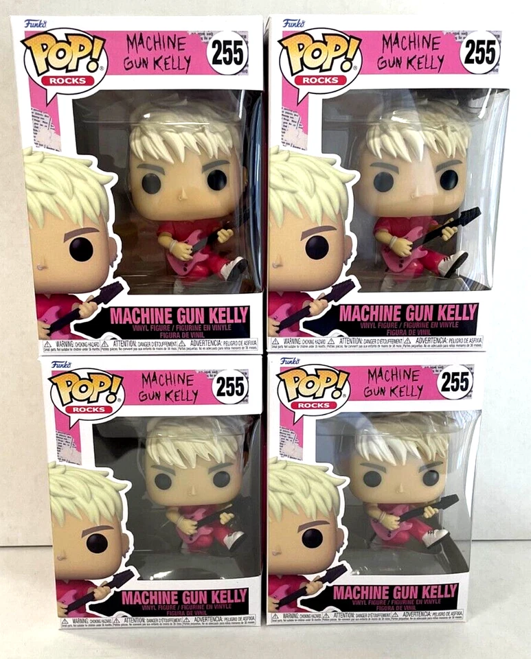 Funko Pop! Lote de 4 figuras de vinilo Rocks Machine Gun Kelly #255 nuevas en caja Foto 1 de 3