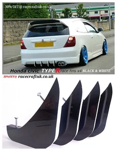 HONDA CIVIC TYPE R EP3 DIFFUSER FINS/VTEC DIFFUSER FINS/CIVIC TYPE R FINS/type r - Picture 1 of 2