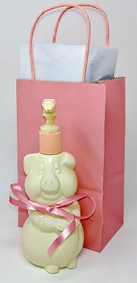 Vintage Pig Lotion Or  Soap Bottle Dispenser For Kitchen/Bath 1984, Pig decor - Image 1 of 4