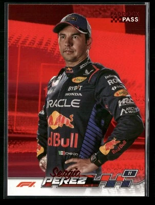 2024 Topps Paddock Pass Formula 1 -Red Foil - #52  Sergio Perez - Image 1 of 2