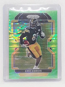 Eric Ebron 2021 Prizm Football - Neon Green Pulsar #252 - Pittsburgh Steelers - Picture 1 of 2