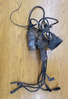 Separador de bobinas y soportes y cables 1949 Plymouth Chrysler Dodge Mopar DeSoto 49 50 Foto 1 de 4