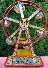 Rare Disneyland Mickey Mouse Ferris Wheel J.Chien U.S.A.Looks & Works Excellent 