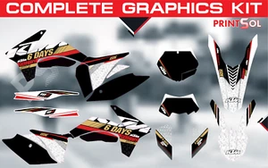 KTM SX EXC 65 85 125 250 300 450 2013-2025 complete graphics kit 21 mil - Picture 1 of 9