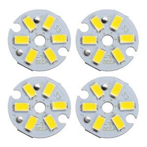 4pcs 300mA 3W LED Chip Bulb Surface Mounted Devices Lamp Beads Warm White - Picture 1 of 3