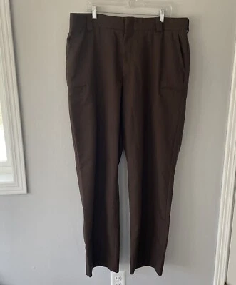 BLAUER Men's 40X34 Dark Brown Tactical Uniform Cargo Pants Zip Pockets 25% Wool - Image 1 of 4