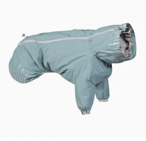 Hurtta Rain Blocker Dog Rain Jacket Coat Size 12”/30cm - Stream - Reflective - Picture 1 of 5