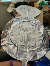Diamond Ring Happily Ever After 35" Foil Mylar Party Balloon New!!!