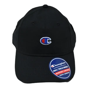 Champion Kids Black Hat Youth One Size - Picture 1 of 3