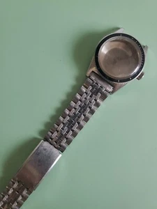 RARE ° BOR ° Beads of Rice ° Straight Ends 18-22mm Steel Skin Diver Bracelet - Picture 1 of 8