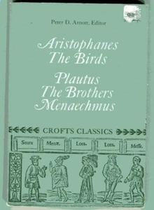 THE BIRDS Aristophanes & BROTHERS MENAECHMUS Plautus 1958 PB Arnott Translation - Picture 1 of 2