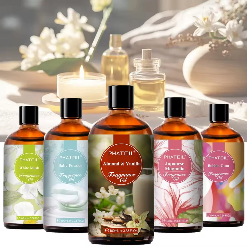 PHATOIL 100 ml Parfümöl Duftöl Aromatherapie ätherisches Öl für Diffusor, Kerze,Seifen