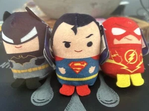 DC Lot - The Flash - Superman - Batman Podpals - 3" Mini Plush - New with Tags - Picture 1 of 4