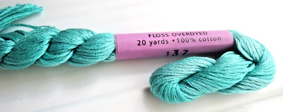 Needle Necessities, Inc. Thread~ 1 skein #137    Color name Aquamarine - Image 1 of 4