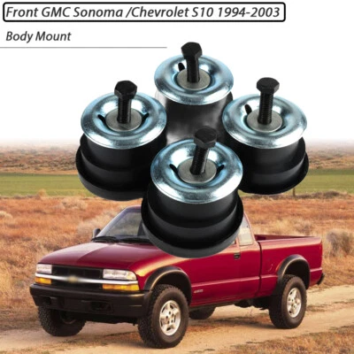 Body Mount Set Of 4 924-181 For Chevy S10 Pickup Chevrolet GMC Sonoma 1994-2004 - Image 1 of 4