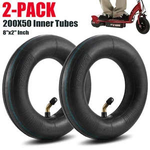 2 PACK 200x50 Tire & Inner Tube Razor E100 E150 E200 eSpark Crazy Cart Scooters - Picture 1 of 12
