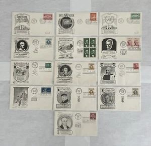 1959 Lot B of 13 US FDC First Day Covers US Air Mail Good Condition - Bild 1 von 2