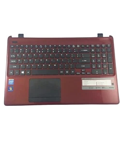 Acer Aspire E1-532 Red Keyboard Palmrest Touchpad AP0VR0007A2 - Picture 1 of 2