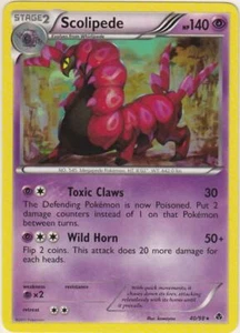 2x (BWEP-40) Scolipede Rare Pokemon B&W Emerging Powers Card #40 - Picture 1 of 1