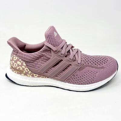 Adidas UltraBoost 5.0 DNA Magic Mauve Leopard Womens Running Shoes GV8724 - Image 1 of 4