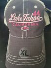 LAKE TAHOE  Strapback Trucker Hat Cap Pink  Embroidered Lake Tahoe 44