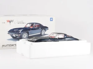 Auto Art 1/18 71181 Chevrolet Corvette 1963 Coupe Daytona Azul - Imagen 1 de 14