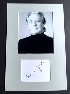 MAURICE JARRE (†2009) In-person signed Briefkarte/Passepartout 20x30 Autogramm - Picture 1 of 2