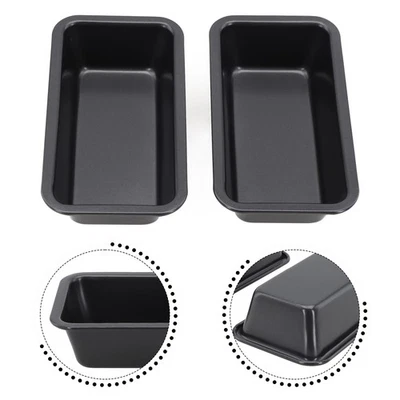 Kuchen Dessert Backform Antihaft-Brot Backen 6 Zoll Kleine Laibformen 2 Stück - Bild 1 von 4