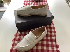 Neu Marc o Polo Espadrilles Leder Weiß Größe 39 24,5 cm - Bild 1 von 3