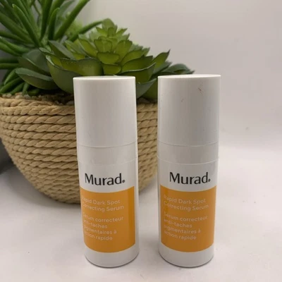 X2. Suero corrector rápido de manchas oscuras Murad 0,33 oz / 10 ml FRESCO NUEVO Foto 1 de 3