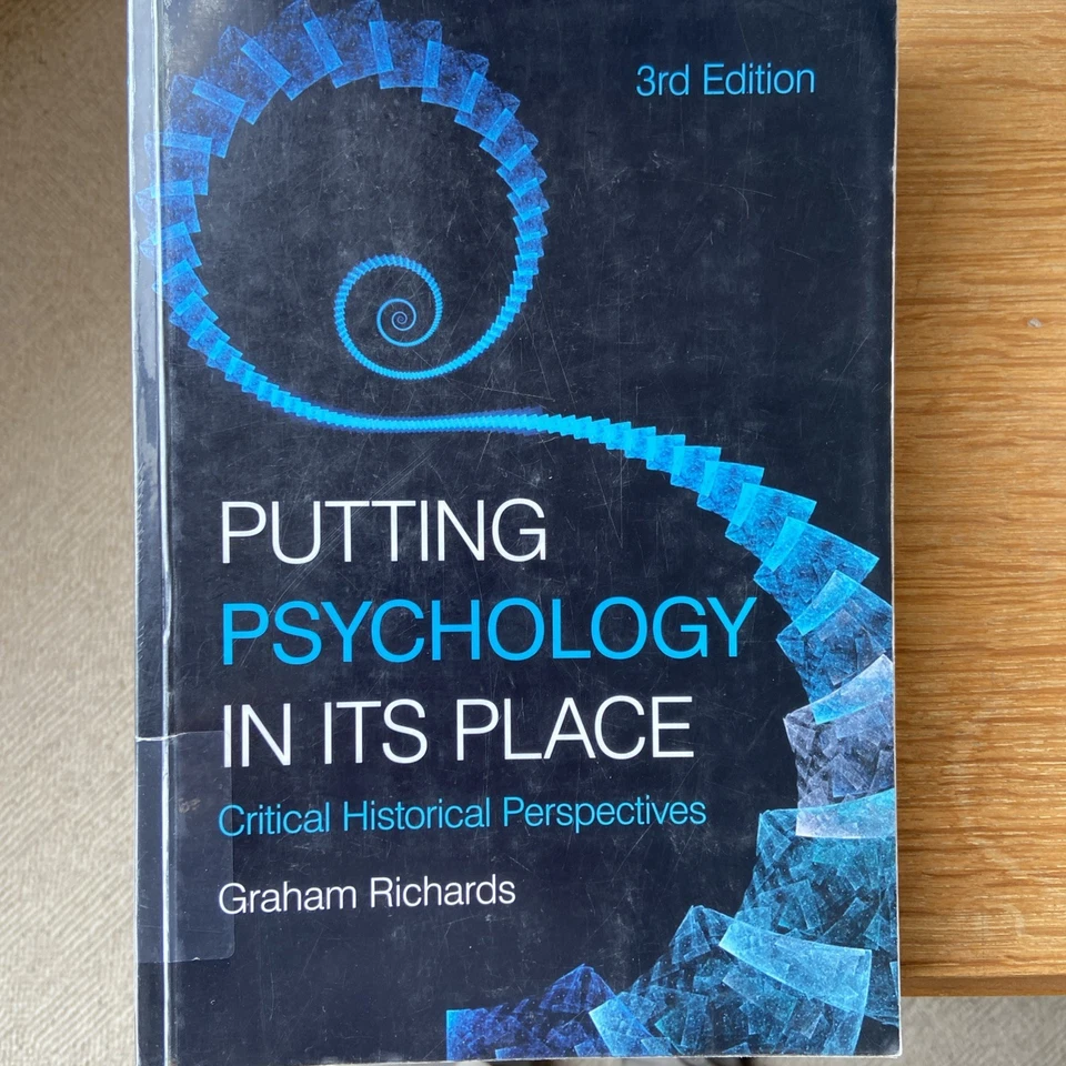 Putting Psychology in Its Place by Graham Richards 3rd Edition (paperback 2010) - Image 1 of 4