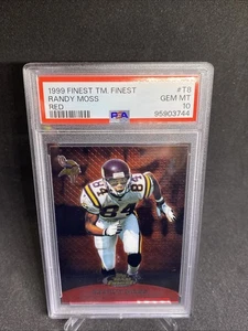 1999 Topps Finest - Team Finest Randy Moss #T8 Red /500 - Picture 1 of 7