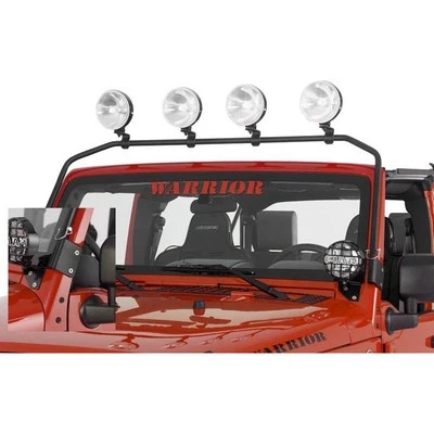 For Jeep Wrangler 1997-2006 Warrior Safari A-Pillar Front Mount for 4 Lights Foto 1 de 2