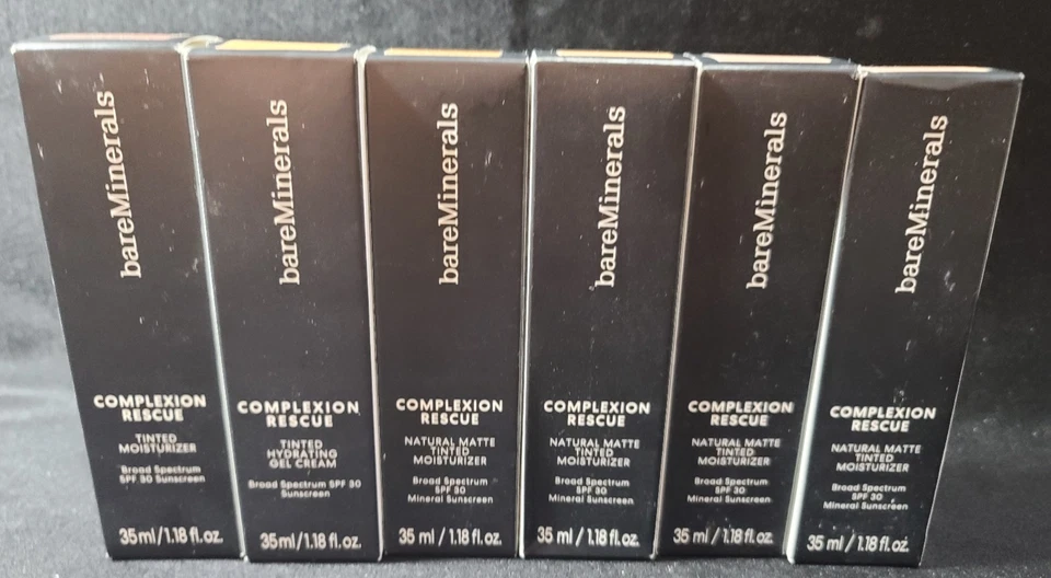💋Lot 6x💋 bareMinerals Complexion Rescue Natural Matte Tinted Moisturizer SPF30 - Image 1 of 4