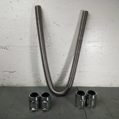 1949 - 1954 Chevy 48 Stainless Steel SS Radiator Hoses Kit  - Image 1 of 4