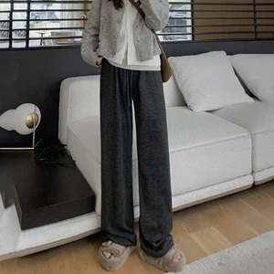 Casual Pants for Women Wide Leg High Waist Lightweight Polyester Blend - Picture 1 of 17
