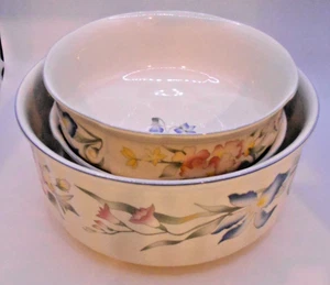 Set of 3 Villeroy & Boch Serving Bowls, Riviera Pattern - Picture 1 of 10