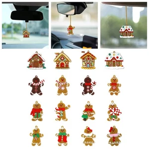 Christmas Decor Set of 16 - Gingerbread Man Ornaments - Eco-Friendly - Picture 1 of 14