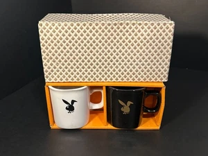 Playboy Mugs Vintage Japan in Box Set of 2 Collectible Rare Combine Ship - Bild 1 von 5