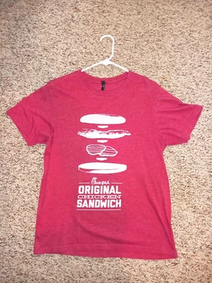 Мужская футболка Chick-fil-A Original Chicken Sandwich средний размер красная - Изображение 1 из 2