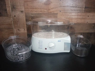 Oster Two Tier Food Steamer & Rice Cooker Model #5711  - Image 1 of 4