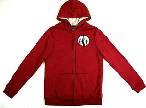 Youth Boys Hoodie Warm Sweater Size XL 16 Red Mountain Patch Outdoors Cold  - Picture 1 of 10