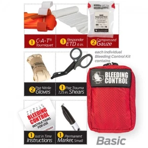 NAR Public Access Basic Bleed Control Kit | CAT Tourniquet, ETD, Gauze - Picture 1 of 8