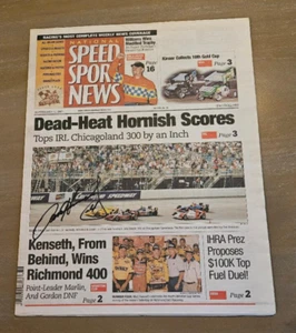 Sam Hornish Jr. Autographed Speed Sport News September 2002 Indy Car Racing - Picture 1 of 1