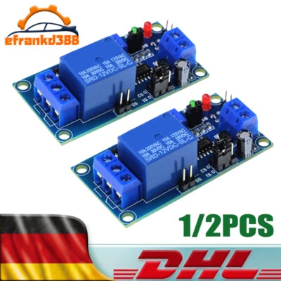12 V DC Modul Multifunktions Verzögerung der Relais Steuerungsschalter mit Timer - Bild 1 von 4
