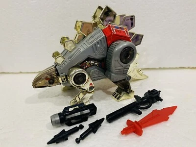 G1 Dinobots: vintage Snarl stegosaurus figure complete lot Grimlock - Image 1 of 2