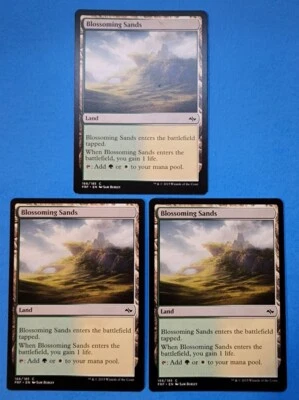 3x Blossoming Sands Fate Reforged 2015 Mtg Magic Card Dual Land Mana 166 - Image 1 of 4